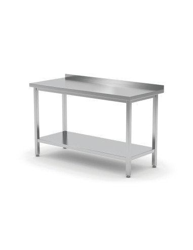 Table murale avec étagère vissée 1000 mm (prof. 600)
