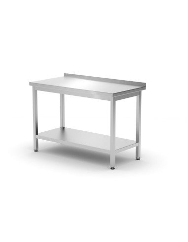 Table murale avec étagère vissée 1200 mm (prof. 600)