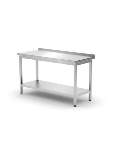 Table murale avec étagère vissée 1400 mm (prof. 600)