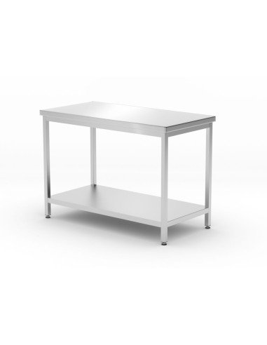 Table centrale avec étagère vissée 1200 mm (prof. 600)