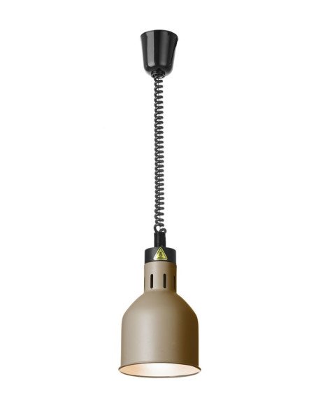 Lampe chauffante réglable cylindrique (noir)