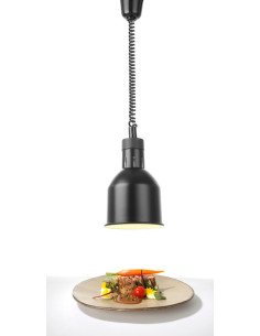 Verstelbare warmtelamp cilindrisch (inox) 2