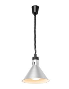 Lampe chauffante réglable conique (inox) 2