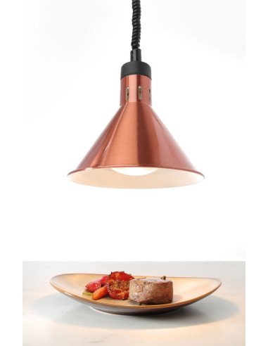 Lampe chauffante réglable conique (blanc)