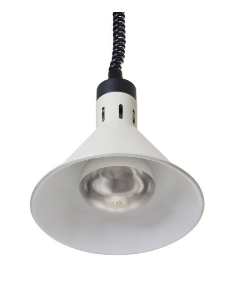 Lampe chauffante réglable conique (chrome)