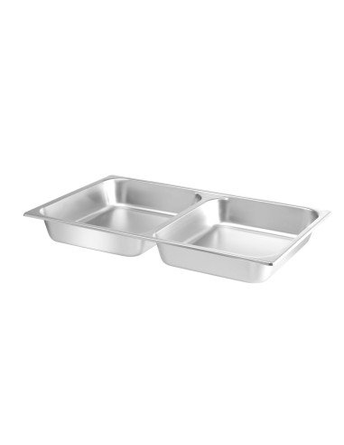 GN 1/1 bak voor chafing dish 2 compartimenten