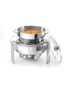 Soep chafing dish rond spiegelglans 2