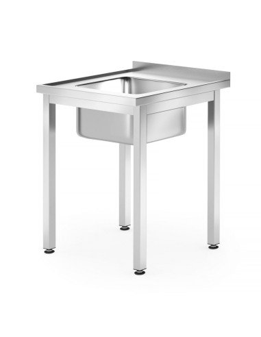 Sink table bolted (depth 600)
