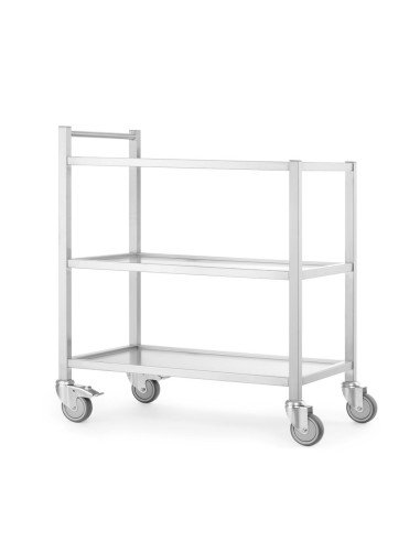 Gelaste serveerwagen RVS