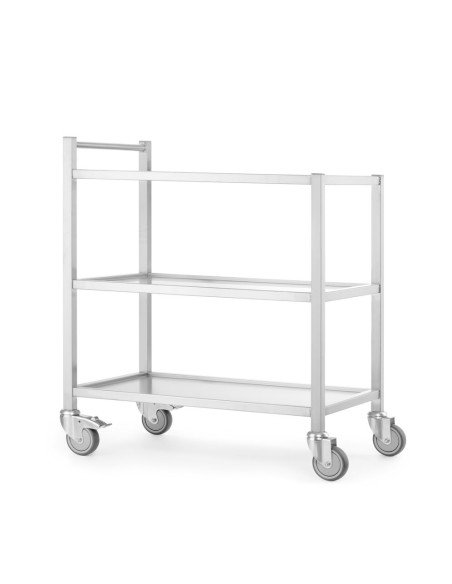 Gelaste serveerwagen RVS