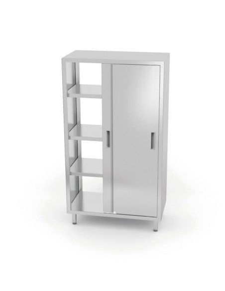 Pass-through cabinet with 4 sliding doors bolted