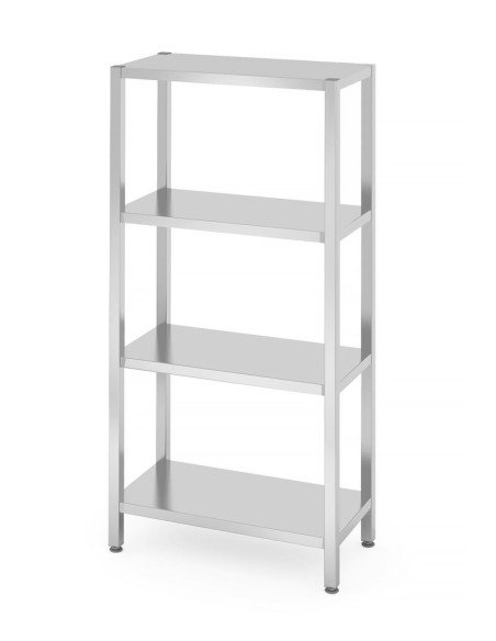 Rack de stockage 4 étagères pleines vissé 1000x600