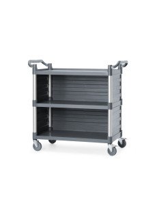 Service trolley polypropylene 3 shelves large (L) 2
