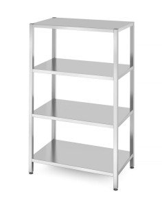 Rack de stockage 4 étagères pleines vissé 1500x600