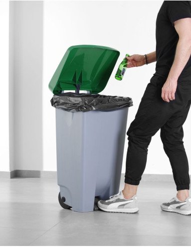 Deksel voor pedaalafvalbak (grijs)