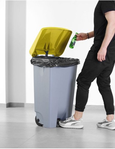 Couvercle pour collecteur à pédale (bleu)