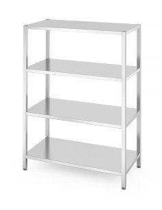 Opbergrek 4 volle etages geschroefd 1800x600