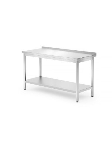 Wall table with shelf bolted 1400 mm (depth 700)