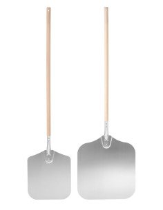 Vierkante pizzaschep lange steel S - 617816 - HENDI 2