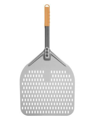 Square perforated pizza peel short handle M - 618097 - HENDI