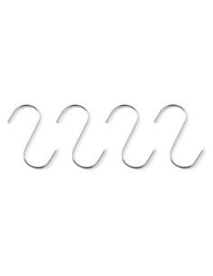 Crochets de boucherie 150 mm inox set de 4 HENDI 513569 2