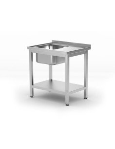 Sink table with shelf bolted (depth 600) 2