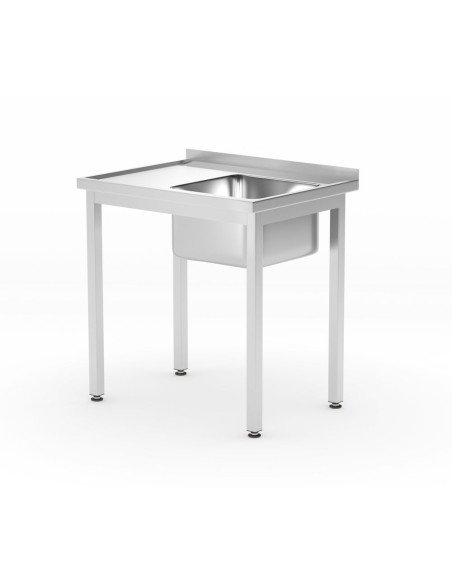 Sink table with shelf bolted (depth 600)