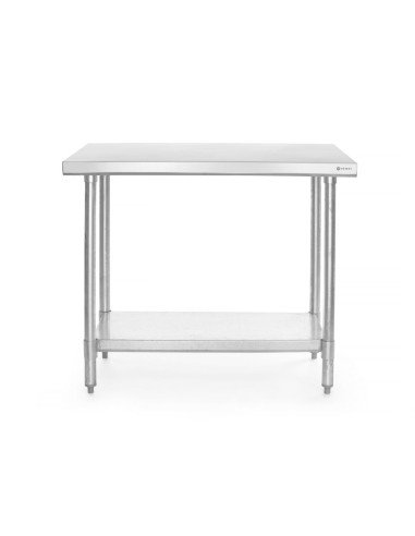 Werktafel RVS met plank 1500