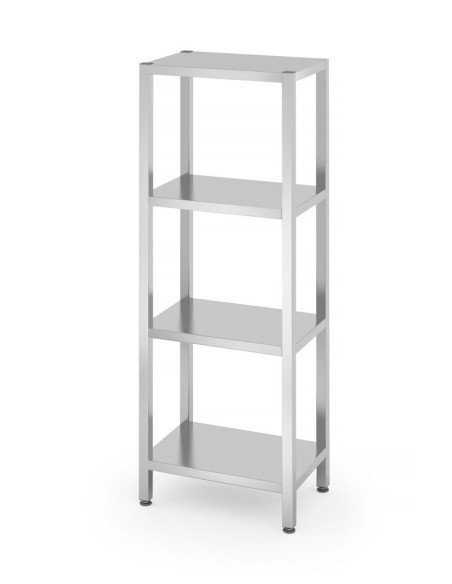 Rack de stockage 4 étagères pleines vissé 1000x600