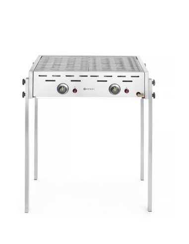 Gasbarbecue 2 branders 11,6 kW RVS HENDI