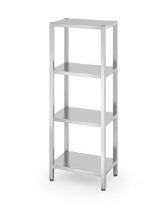 Rack de stockage 4 étagères pleines vissé 1400x600 2