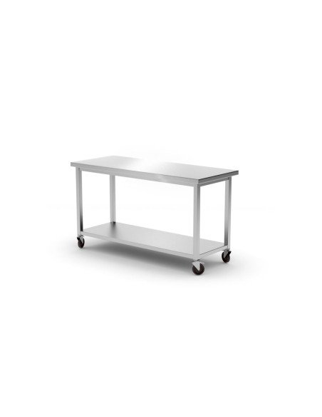 Table de travail mobile avec étagère vissée (B)