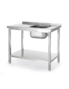 Table d'évier avec étagère vissée 800 mm 2