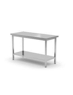 Central work table with shelf bolted 1200 mm 2