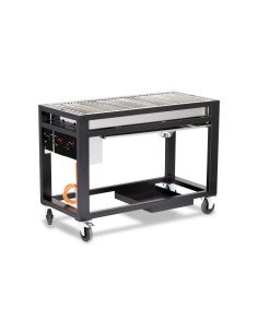 Gasbarbecue 3 branders 21,6 kW lavastenen HENDI 2
