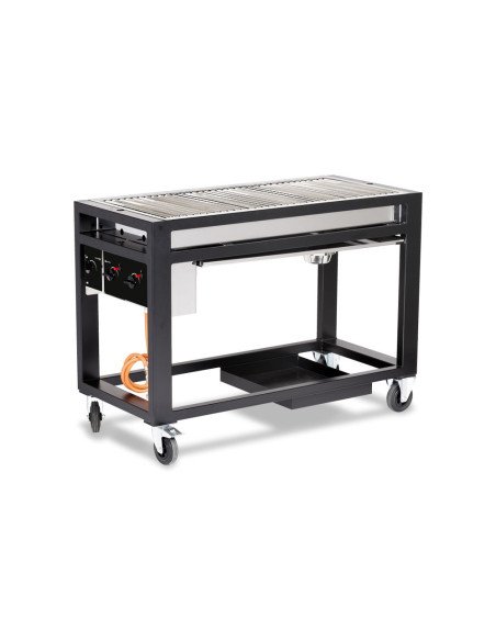 Gasbarbecue 3 branders 21,6 kW lavastenen HENDI