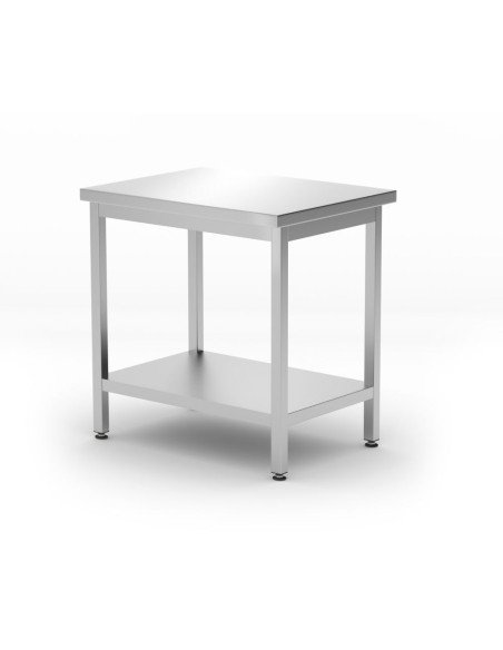 Table de travail centrale avec étagère vissée 1000 mm
