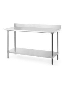 Work table with upstand 1500 mm