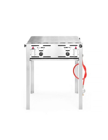 Barbecue à gaz grille chromée 11 kW HENDI