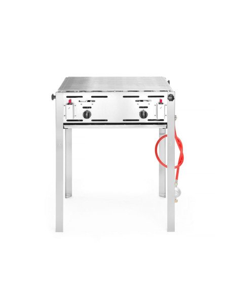Barbecue à gaz grille chromée 11 kW HENDI