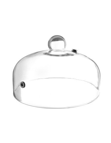 Cloche à plat en verre ø 260 mm HENDI 199664