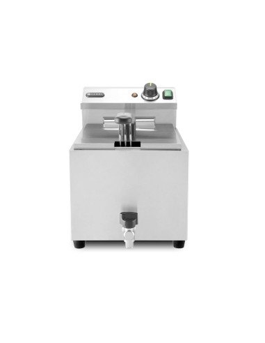 Friteuse XL 10 L 400 V robinet de vidange HENDI 209424