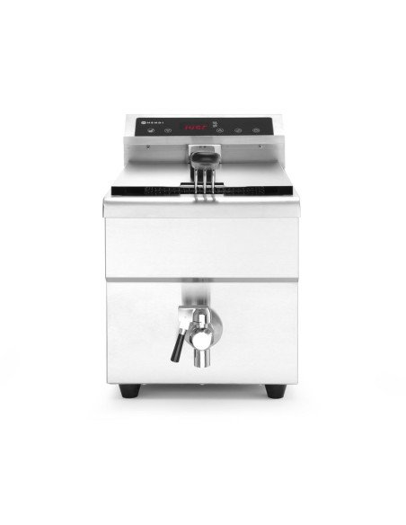 Induction deep fryer 8 L drain tap HENDI 215012