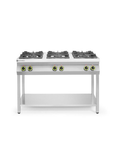 Gasfornuis 6 pits open frame HENDI 226094