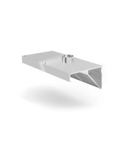 Inclined wall extraction hood 1000 mm