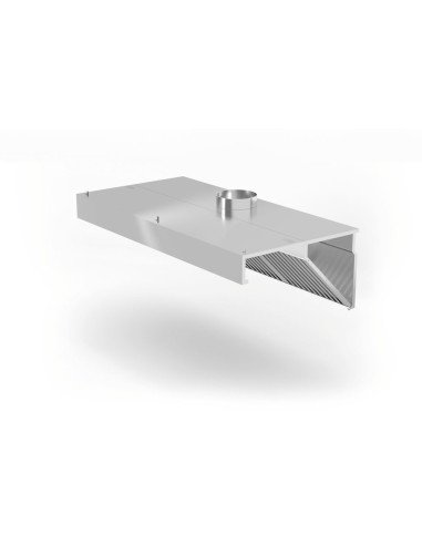 Inclined wall extraction hood 1400 mm