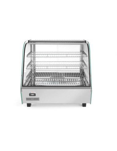 Vitrine chauffante de table 3 niveaux (simple vitrage)