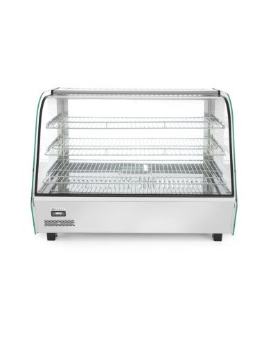 Vitrine chauffante de table 3 niveaux XL (simple vitrage)
