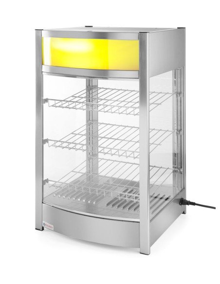 Vitrine chauffante de table (double vitrage)