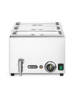 Set bain-marie Ranger met kraan + 3 GN 1/3